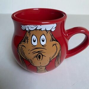 Dr. Seuss Max the Dog Red Christmas Mug | Grinch Movie | Excellent Condition